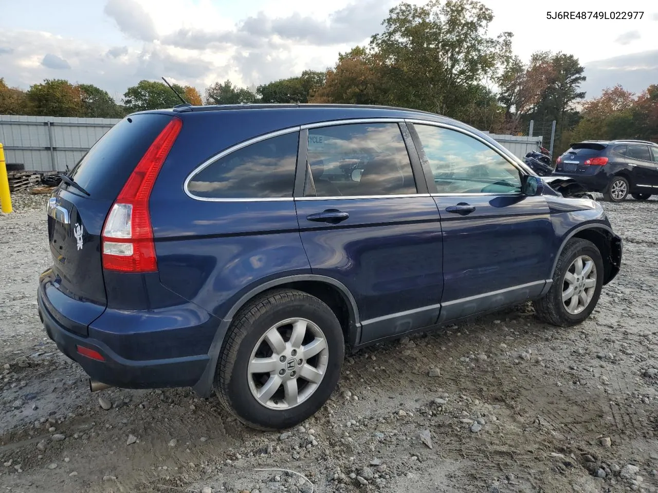 2009 Honda Cr-V Exl VIN: 5J6RE48749L022977 Lot: 74523744