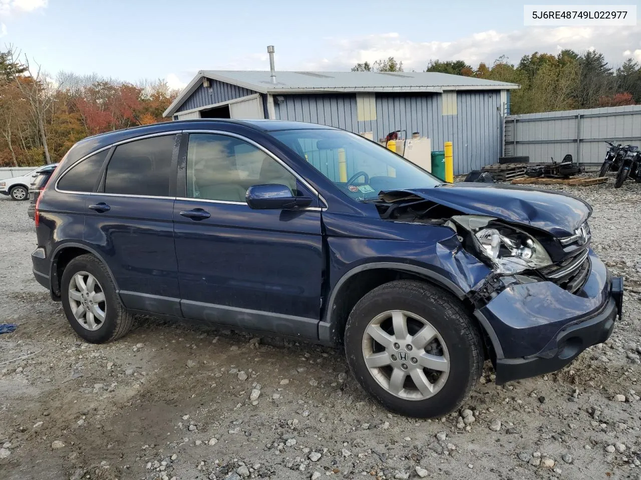 2009 Honda Cr-V Exl VIN: 5J6RE48749L022977 Lot: 74523744