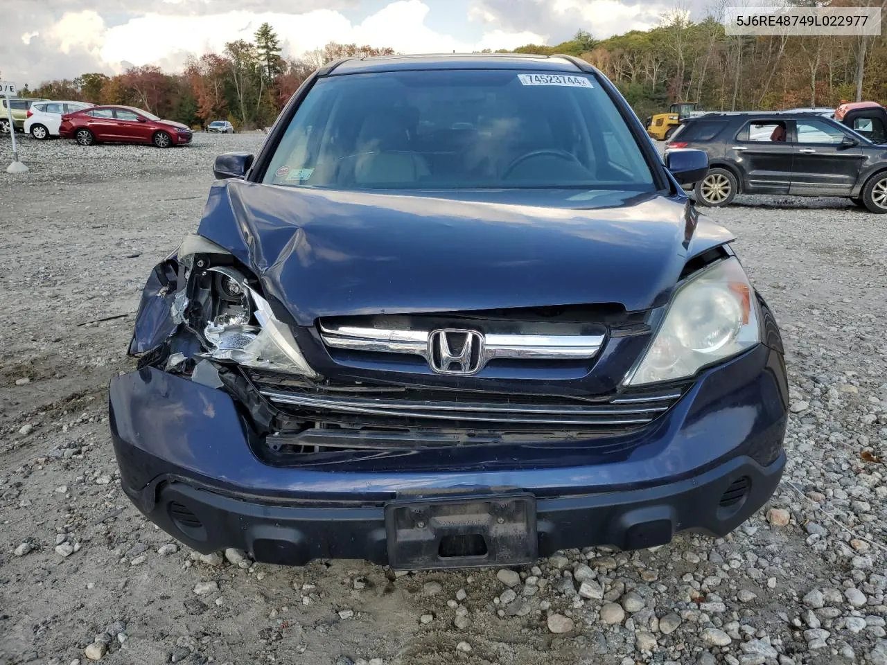 5J6RE48749L022977 2009 Honda Cr-V Exl