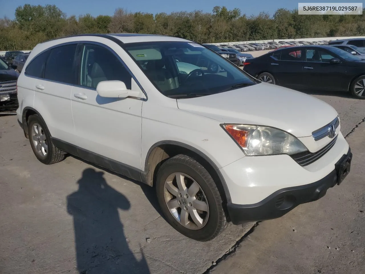 5J6RE38719L029587 2009 Honda Cr-V Exl