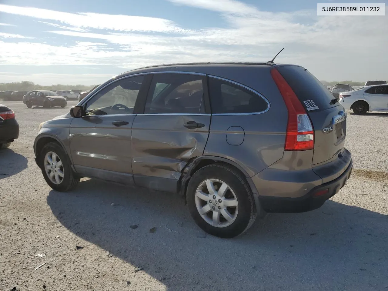 5J6RE38589L011232 2009 Honda Cr-V Ex