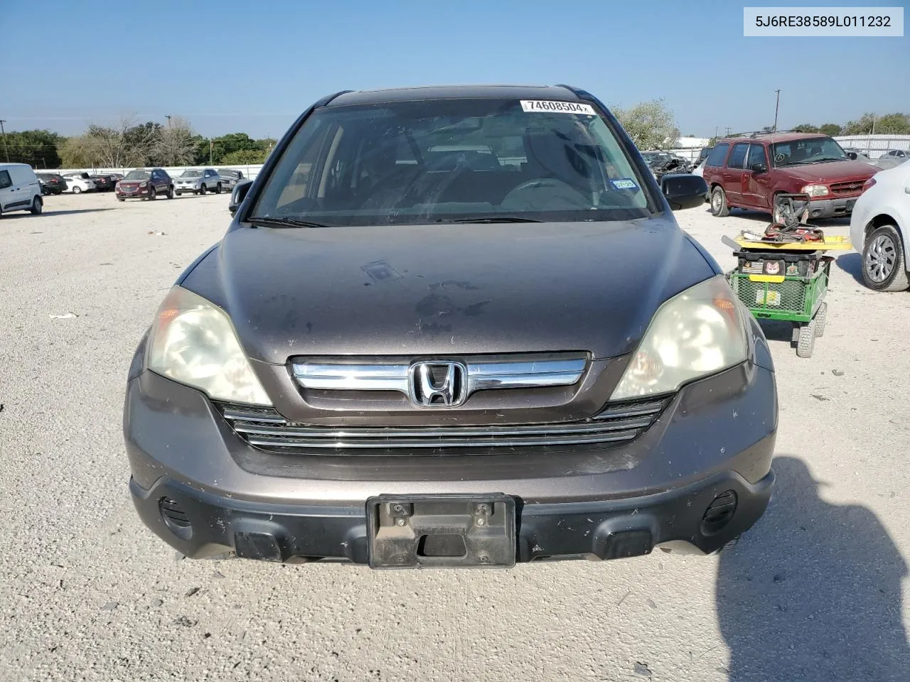 2009 Honda Cr-V Ex VIN: 5J6RE38589L011232 Lot: 74608504