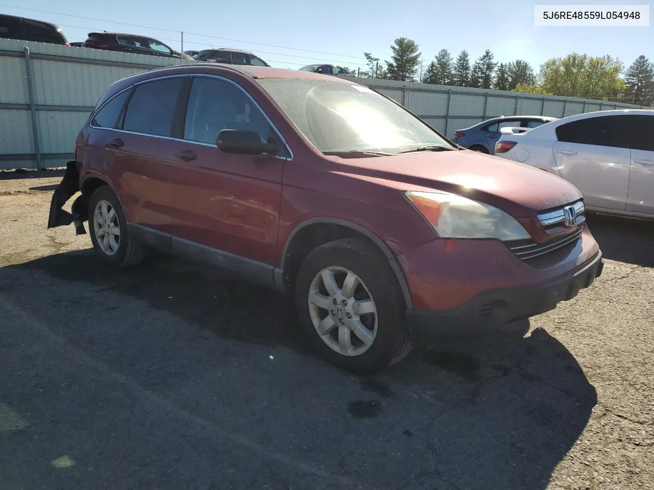 2009 Honda Cr-V Ex VIN: 5J6RE48559L054948 Lot: 74638344