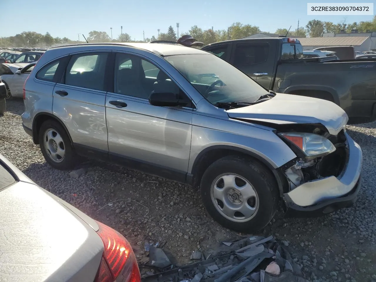 3CZRE38309G704372 2009 Honda Cr-V Lx