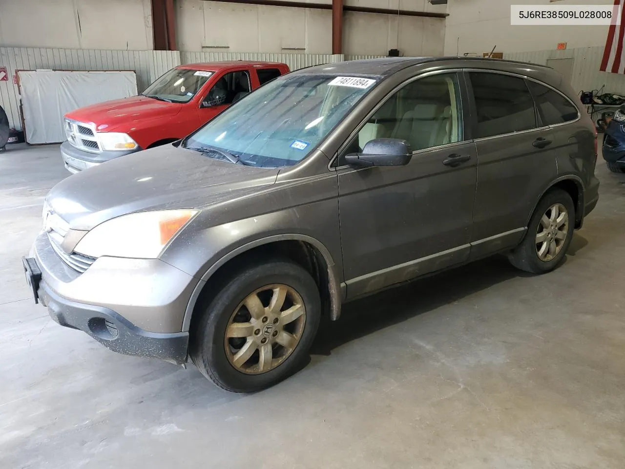 2009 Honda Cr-V Ex VIN: 5J6RE38509L028008 Lot: 74811894