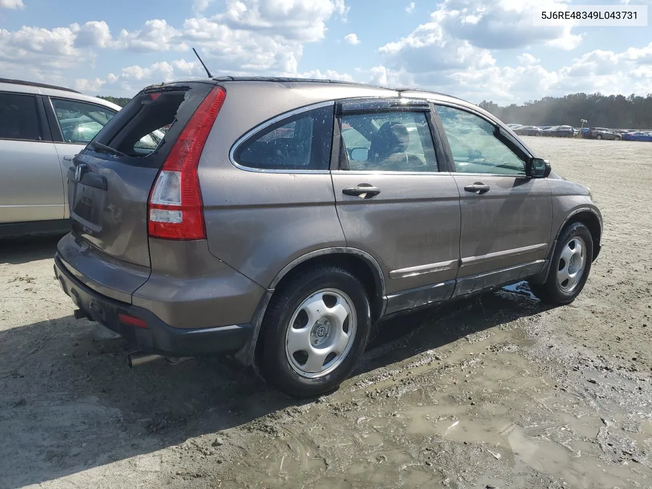 2009 Honda Cr-V Lx VIN: 5J6RE48349L043731 Lot: 74813734