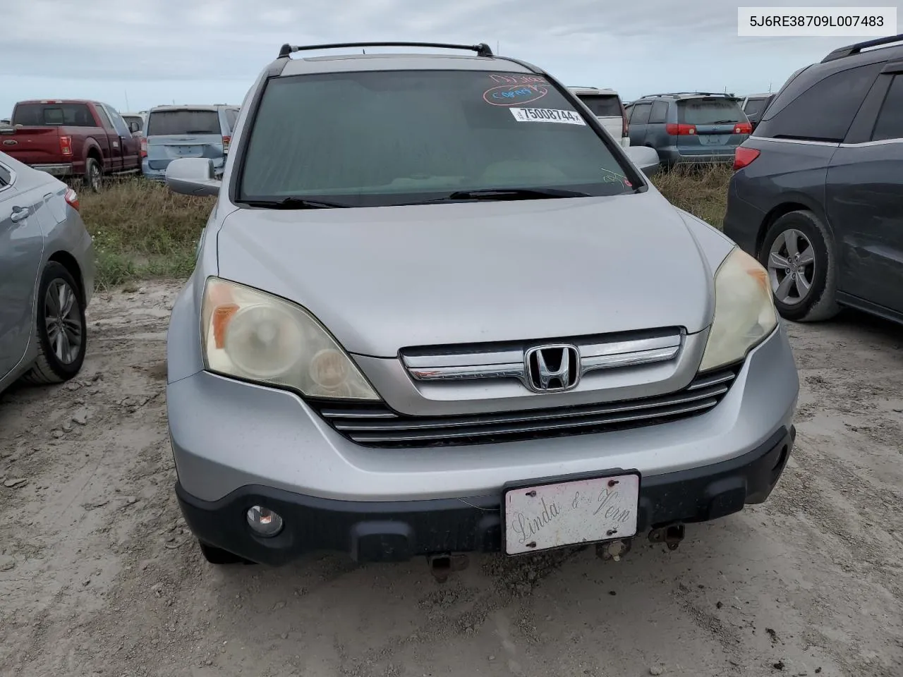 5J6RE38709L007483 2009 Honda Cr-V Exl