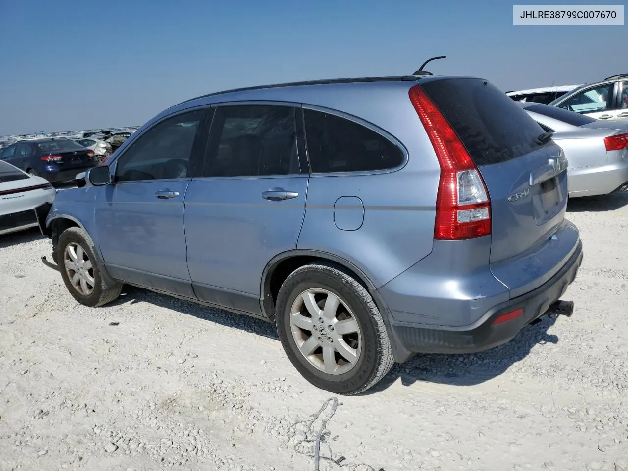 2009 Honda Cr-V Exl VIN: JHLRE38799C007670 Lot: 75054094