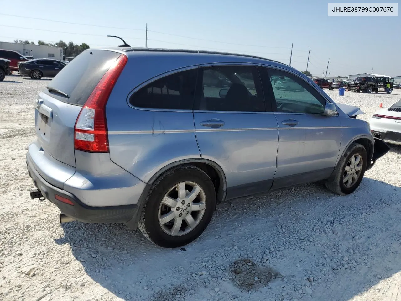 2009 Honda Cr-V Exl VIN: JHLRE38799C007670 Lot: 75054094