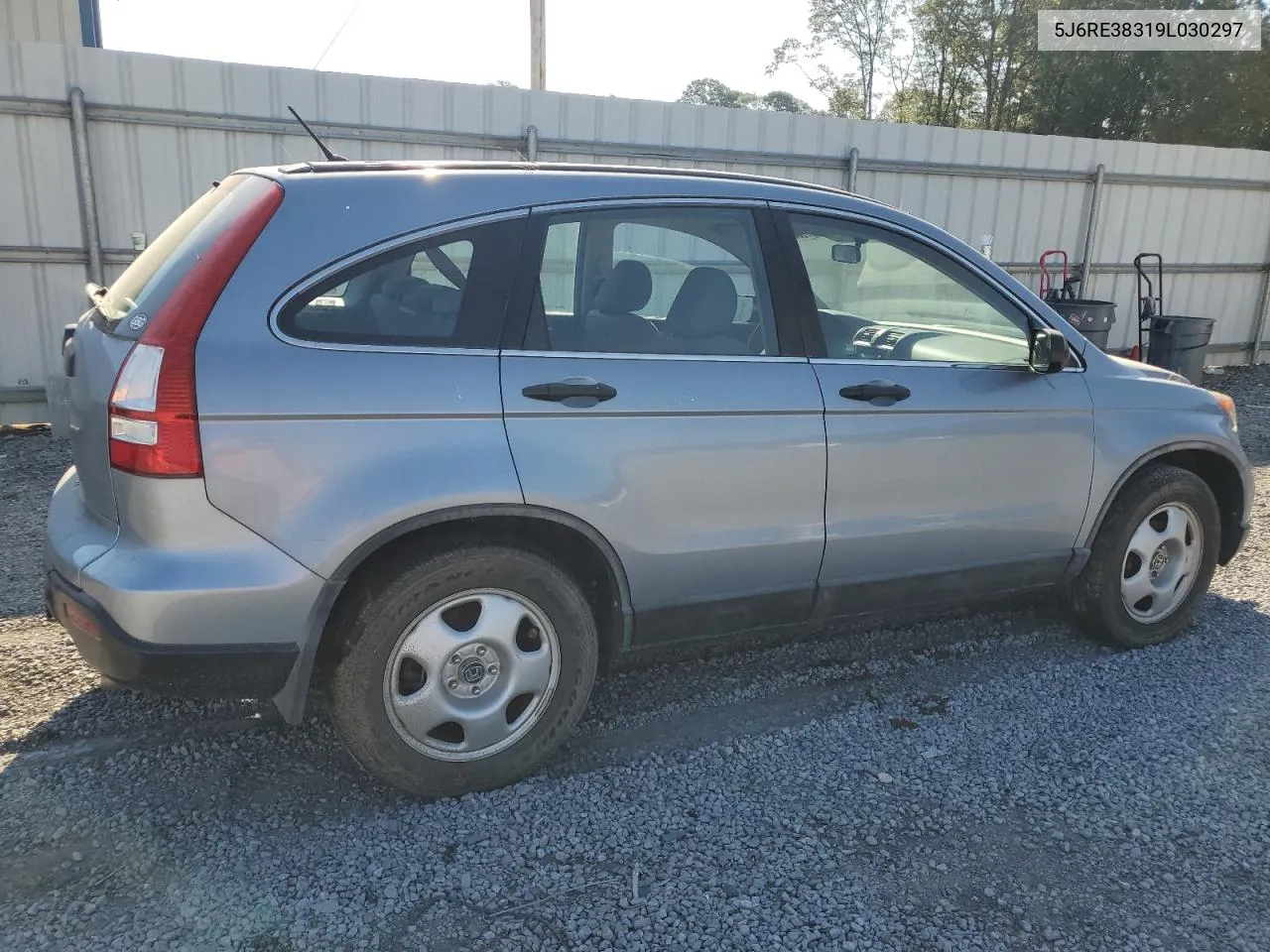 2009 Honda Cr-V Lx VIN: 5J6RE38319L030297 Lot: 75080714