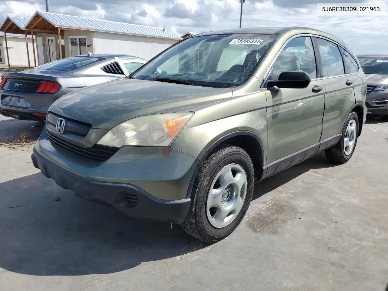 5J6RE38309L021963 2009 Honda Cr-V Lx