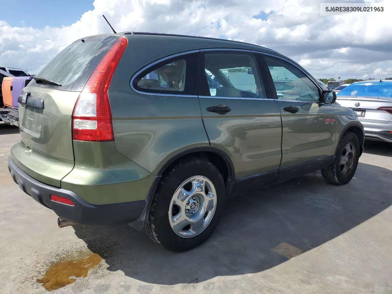 5J6RE38309L021963 2009 Honda Cr-V Lx