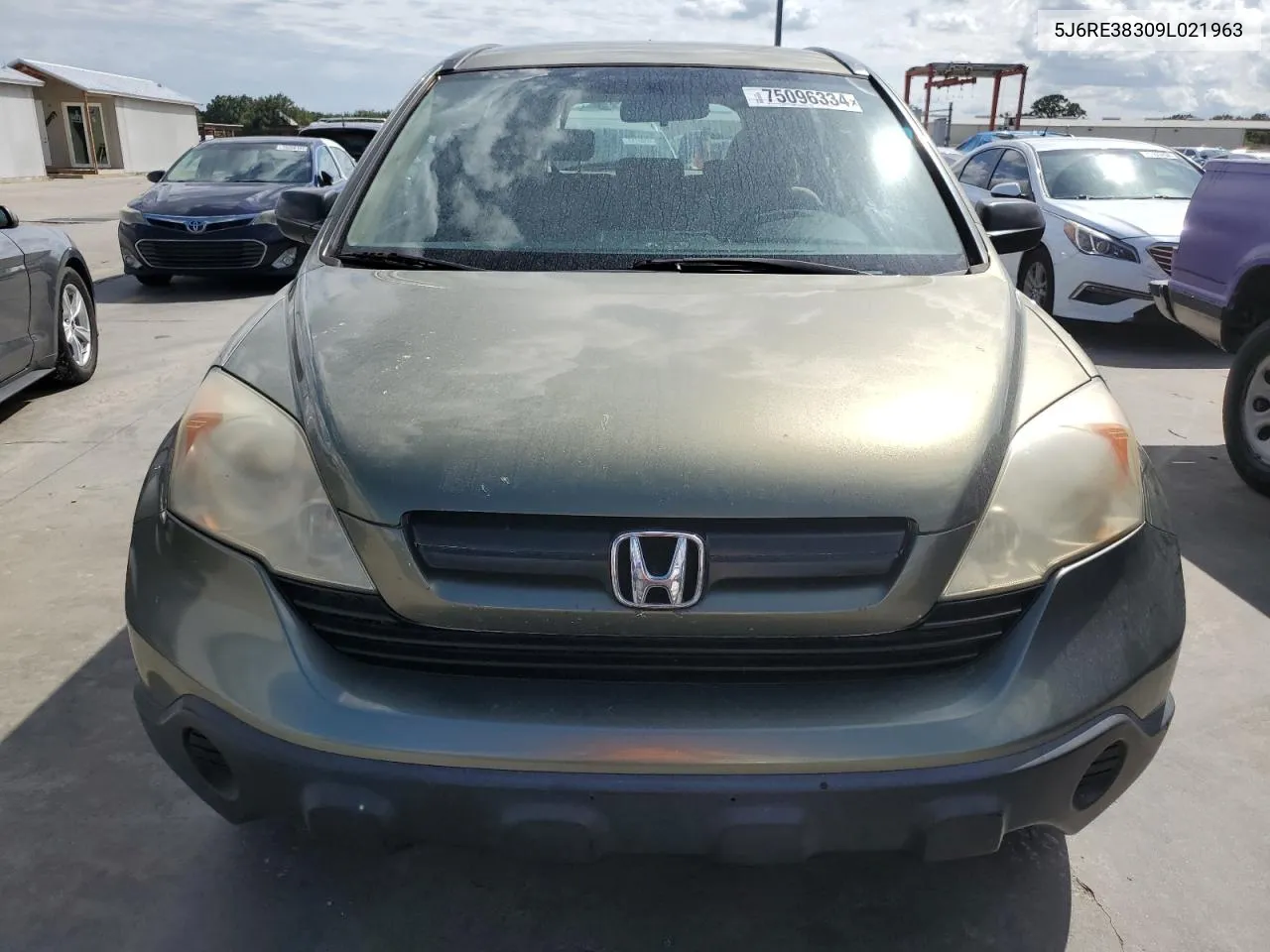 5J6RE38309L021963 2009 Honda Cr-V Lx