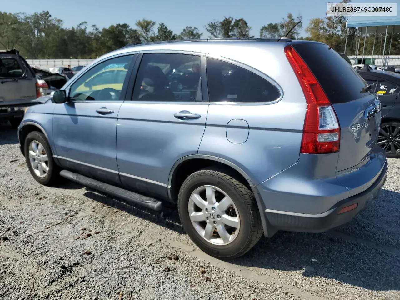 JHLRE38749C007480 2009 Honda Cr-V Exl