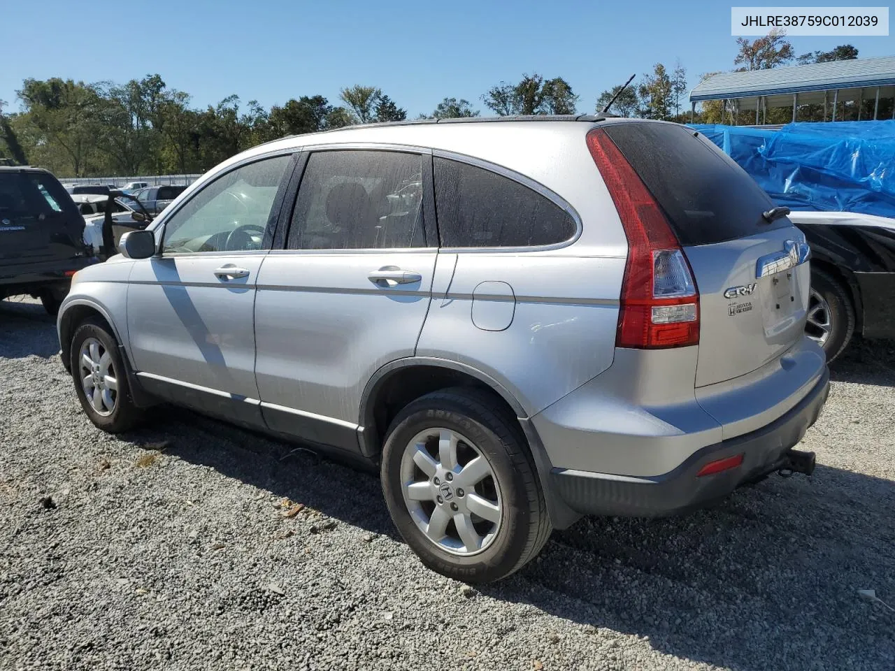 JHLRE38759C012039 2009 Honda Cr-V Exl