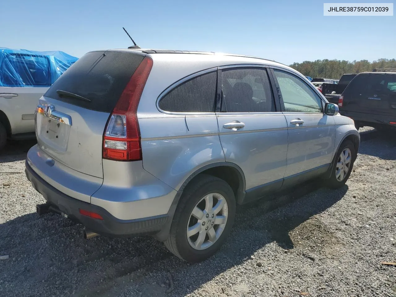 2009 Honda Cr-V Exl VIN: JHLRE38759C012039 Lot: 75229264