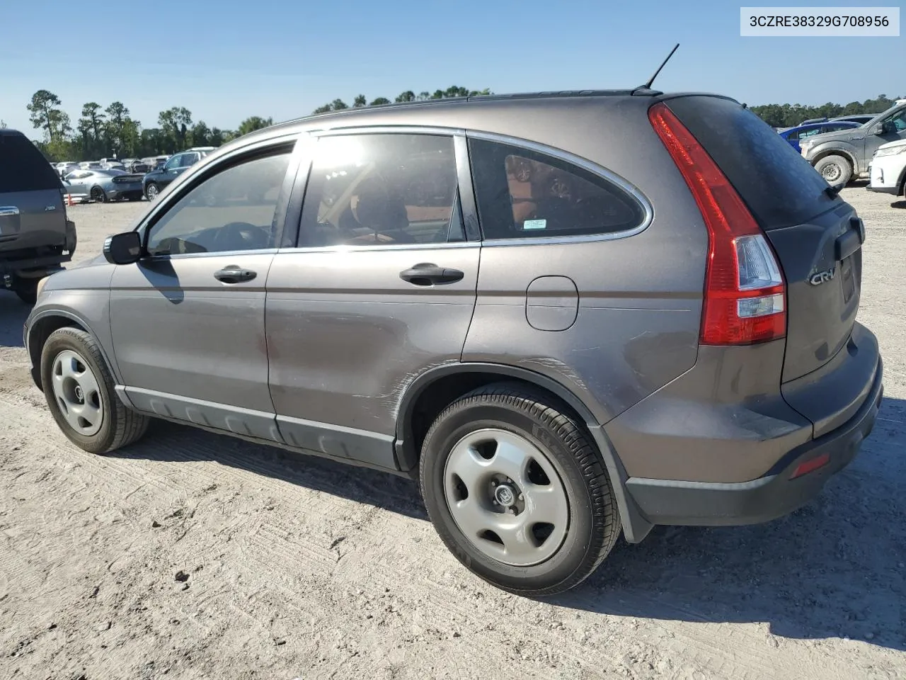 2009 Honda Cr-V Lx VIN: 3CZRE38329G708956 Lot: 75245954