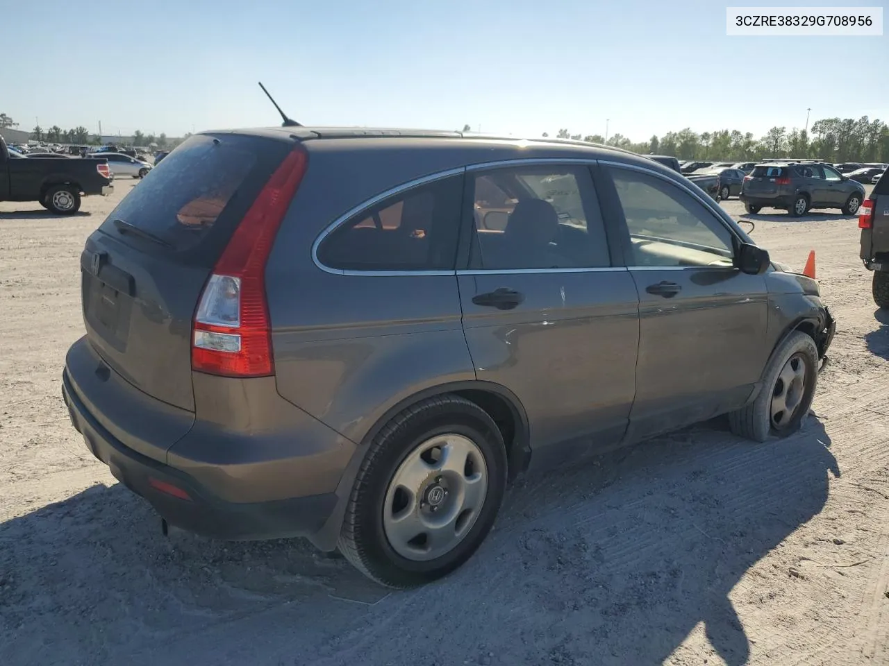 2009 Honda Cr-V Lx VIN: 3CZRE38329G708956 Lot: 75245954