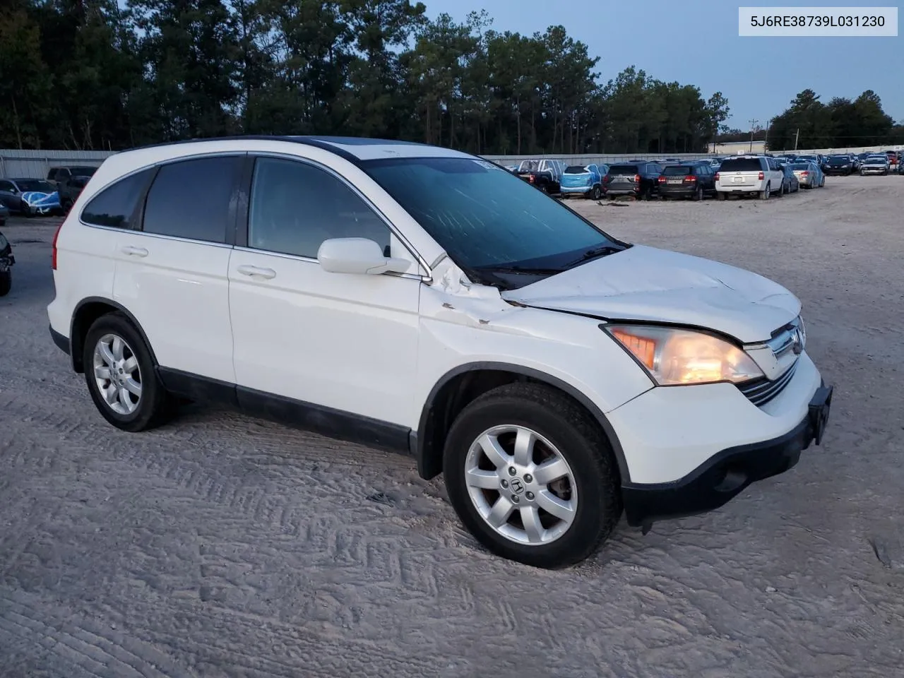 2009 Honda Cr-V Exl VIN: 5J6RE38739L031230 Lot: 75274904