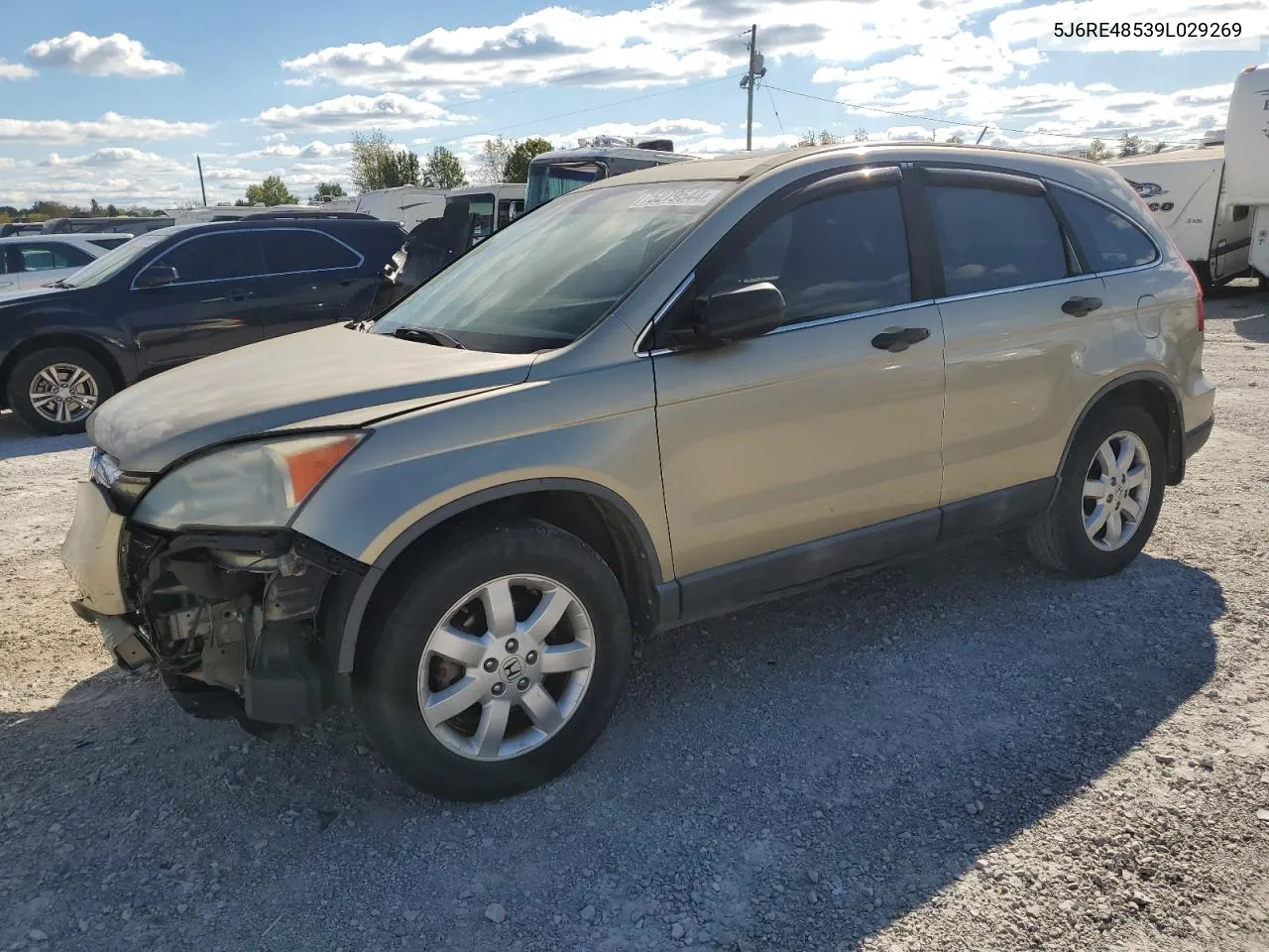 2009 Honda Cr-V Ex VIN: 5J6RE48539L029269 Lot: 75279544