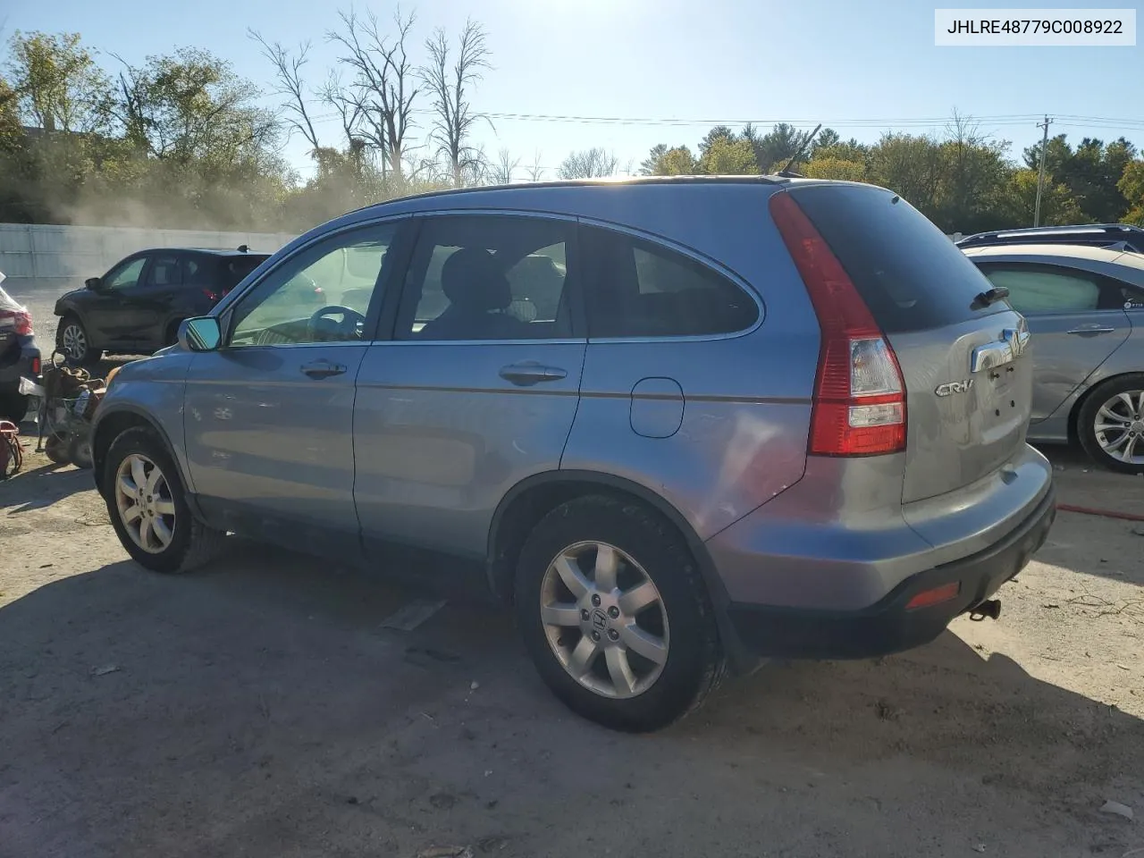 2009 Honda Cr-V Exl VIN: JHLRE48779C008922 Lot: 75473394