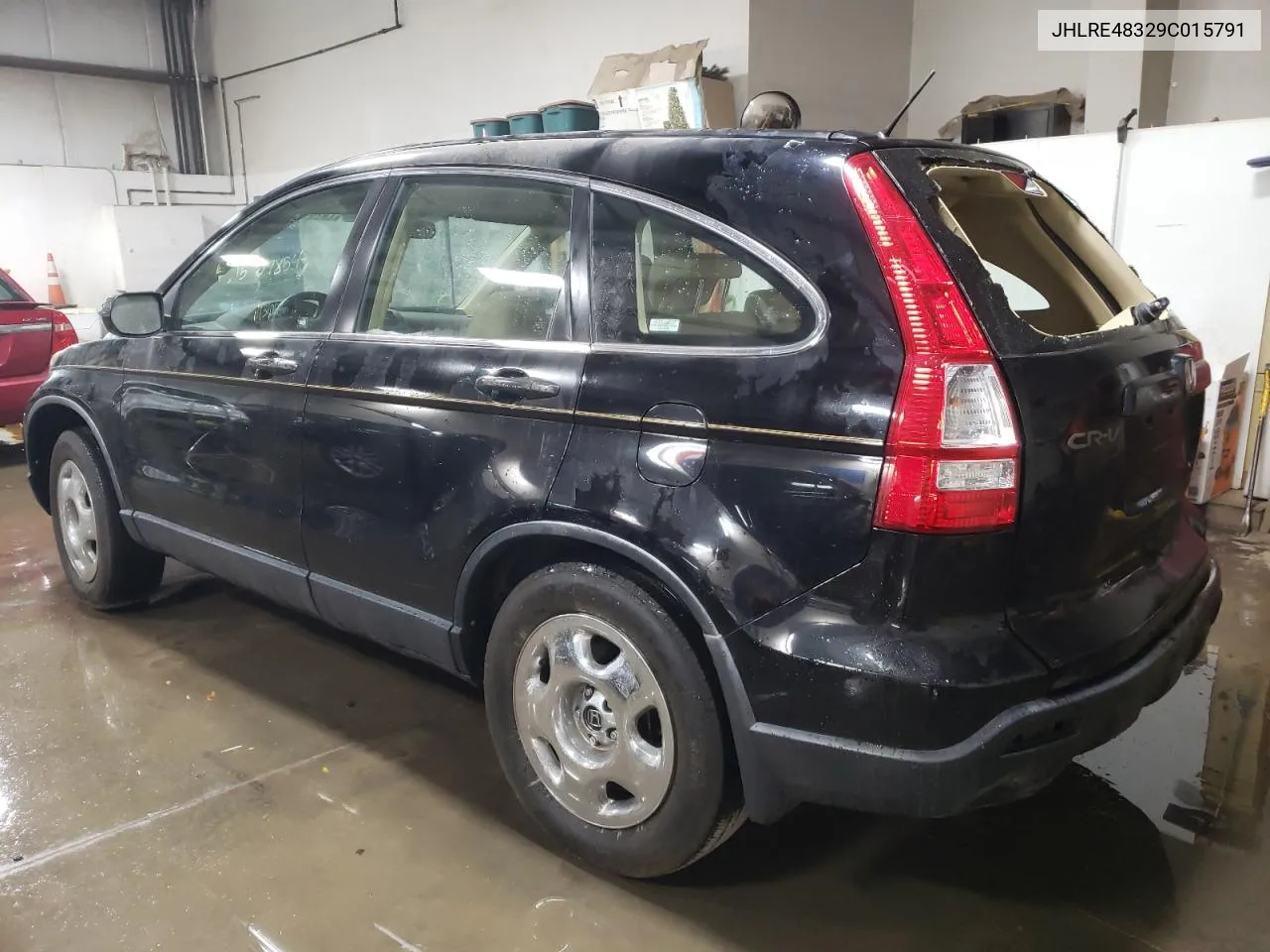 2009 Honda Cr-V Lx VIN: JHLRE48329C015791 Lot: 75707854