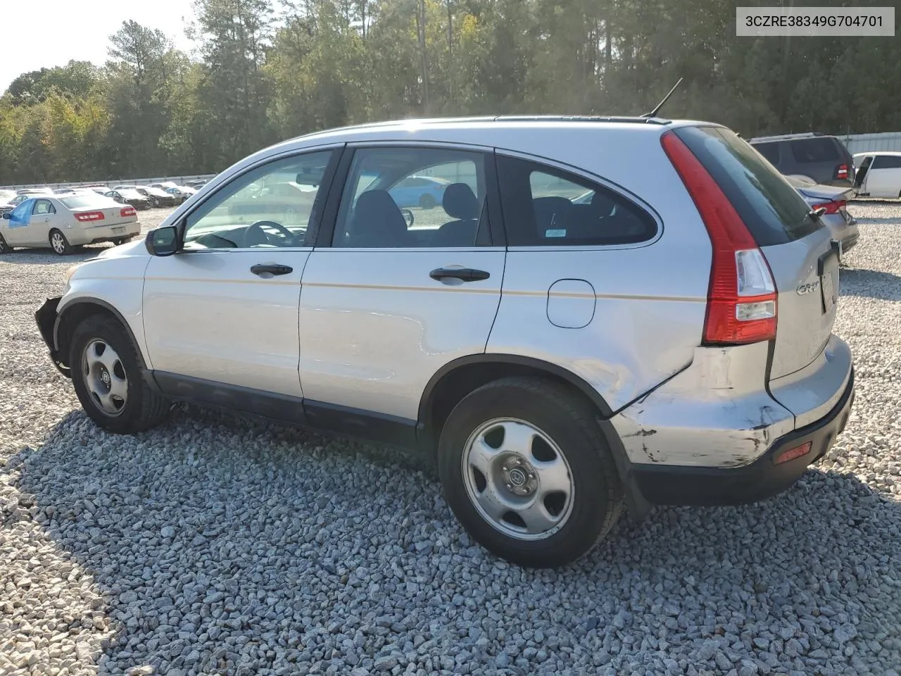 2009 Honda Cr-V Lx VIN: 3CZRE38349G704701 Lot: 75845704