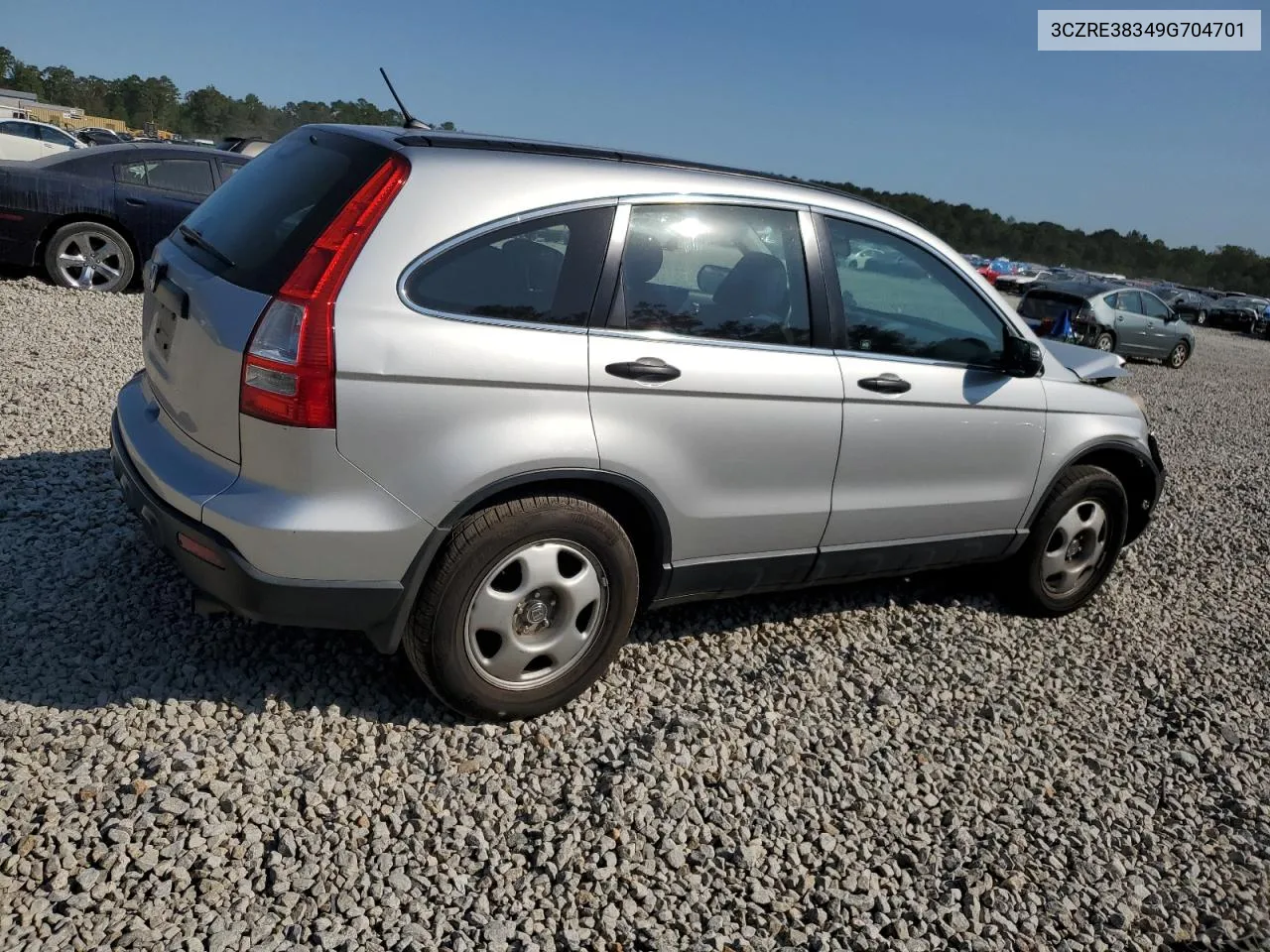 2009 Honda Cr-V Lx VIN: 3CZRE38349G704701 Lot: 75845704