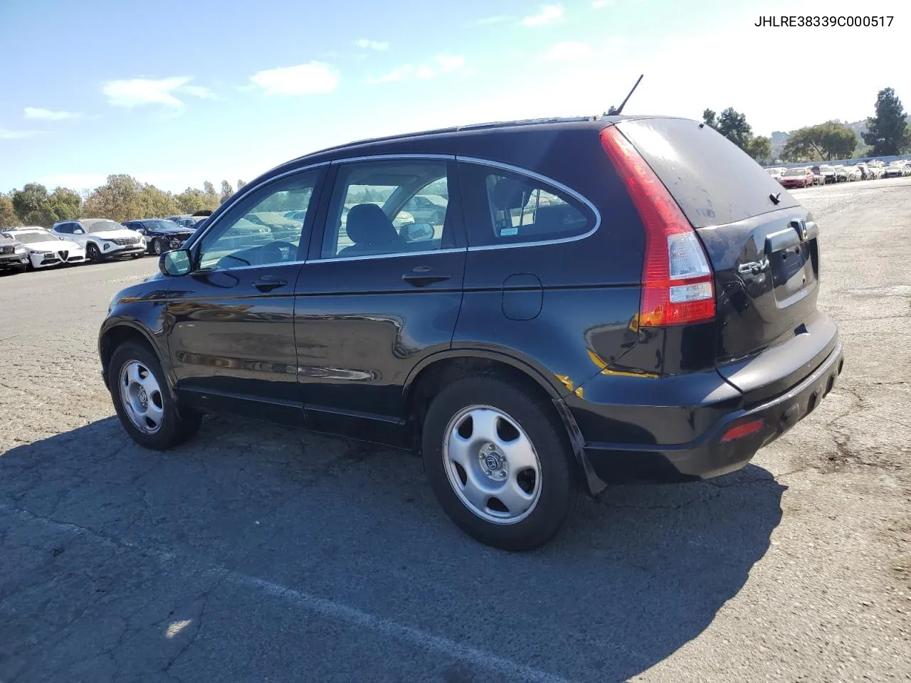 JHLRE38339C000517 2009 Honda Cr-V Lx