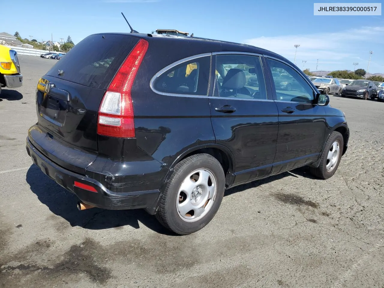 JHLRE38339C000517 2009 Honda Cr-V Lx