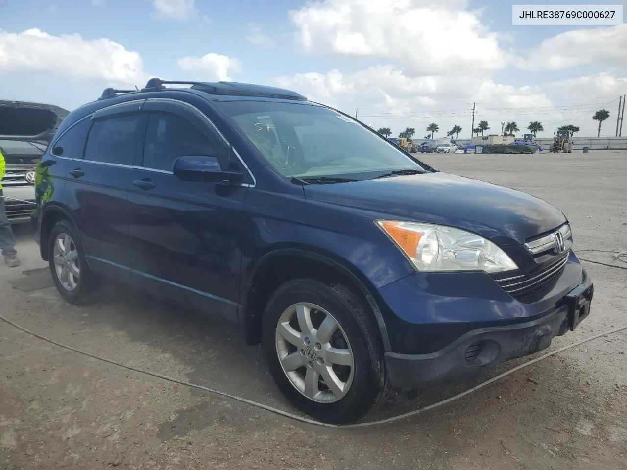 2009 Honda Cr-V Exl VIN: JHLRE38769C000627 Lot: 75874174