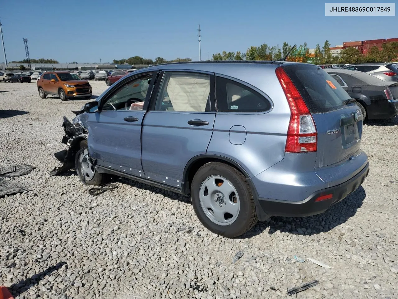 2009 Honda Cr-V Lx VIN: JHLRE48369C017849 Lot: 75877144