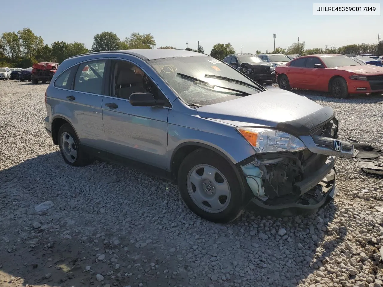 JHLRE48369C017849 2009 Honda Cr-V Lx