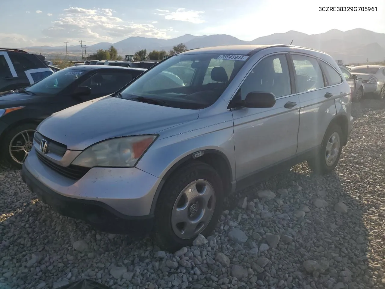 3CZRE38329G705961 2009 Honda Cr-V Lx