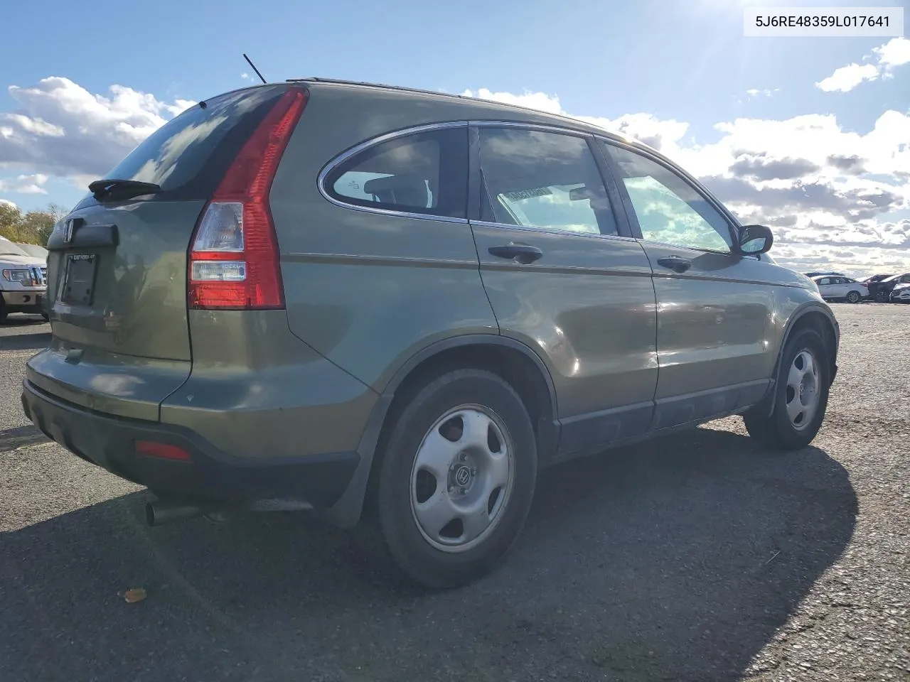 2009 Honda Cr-V Lx VIN: 5J6RE48359L017641 Lot: 76031504