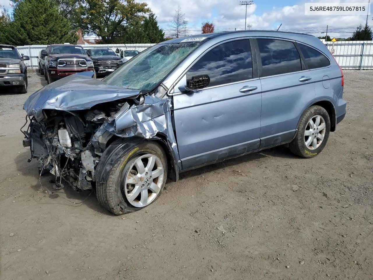 2009 Honda Cr-V Exl VIN: 5J6RE48759L067815 Lot: 76205614