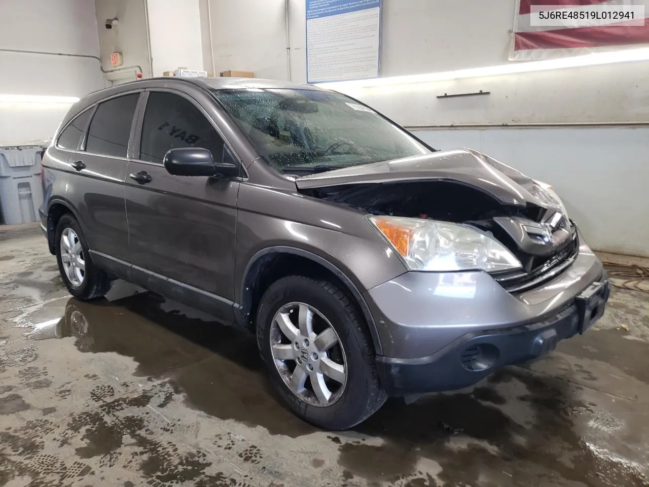 2009 Honda Cr-V Ex VIN: 5J6RE48519L012941 Lot: 76294294