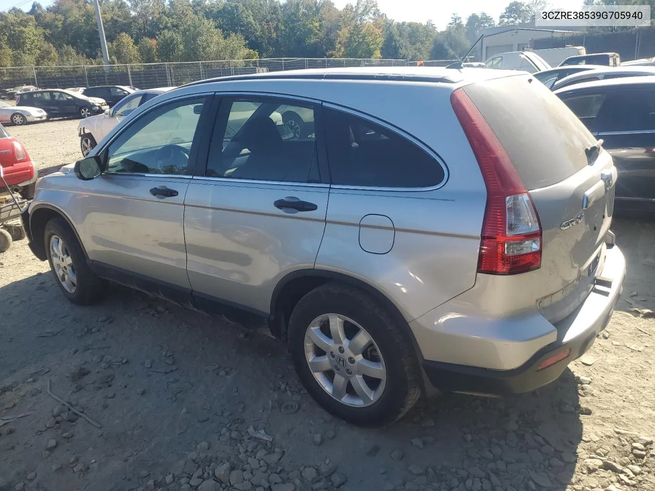 2009 Honda Cr-V Ex VIN: 3CZRE38539G705940 Lot: 76507674