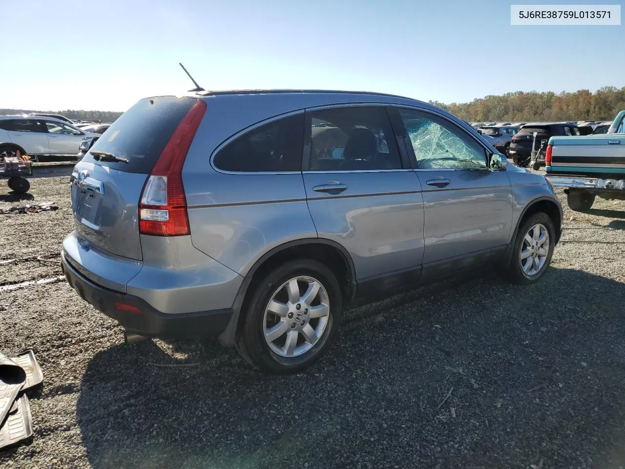 2009 Honda Cr-V Exl VIN: 5J6RE38759L013571 Lot: 76507694