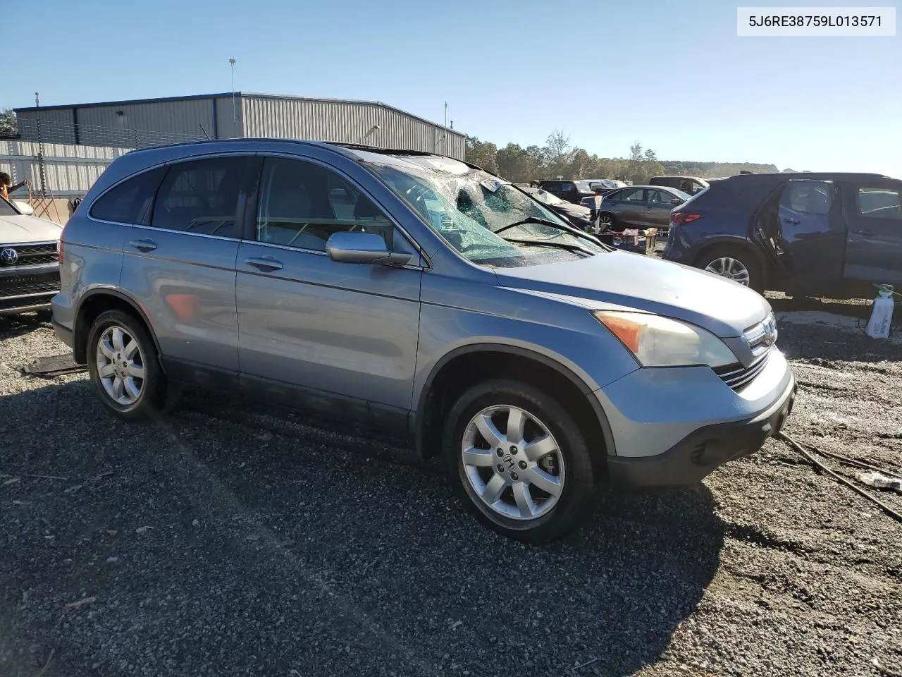 5J6RE38759L013571 2009 Honda Cr-V Exl