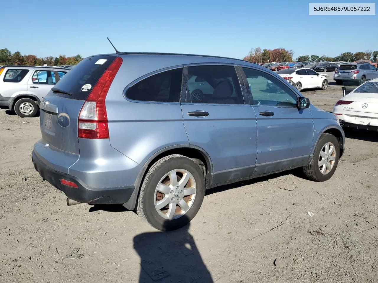 2009 Honda Cr-V Ex VIN: 5J6RE48579L057222 Lot: 76565674