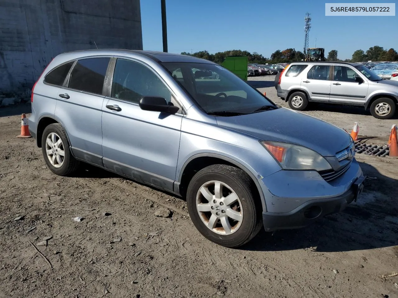 2009 Honda Cr-V Ex VIN: 5J6RE48579L057222 Lot: 76565674