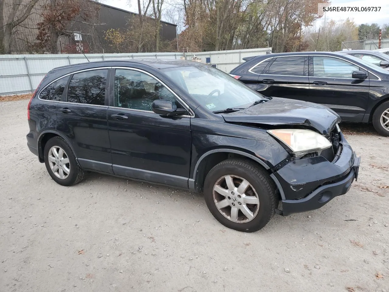 2009 Honda Cr-V Exl VIN: 5J6RE487X9L069737 Lot: 76729104