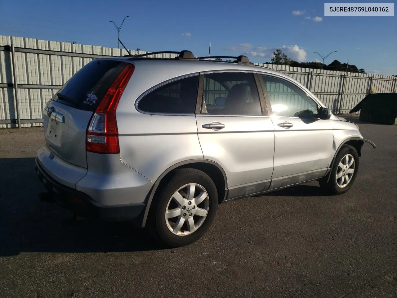 2009 Honda Cr-V Exl VIN: 5J6RE48759L040162 Lot: 76732104