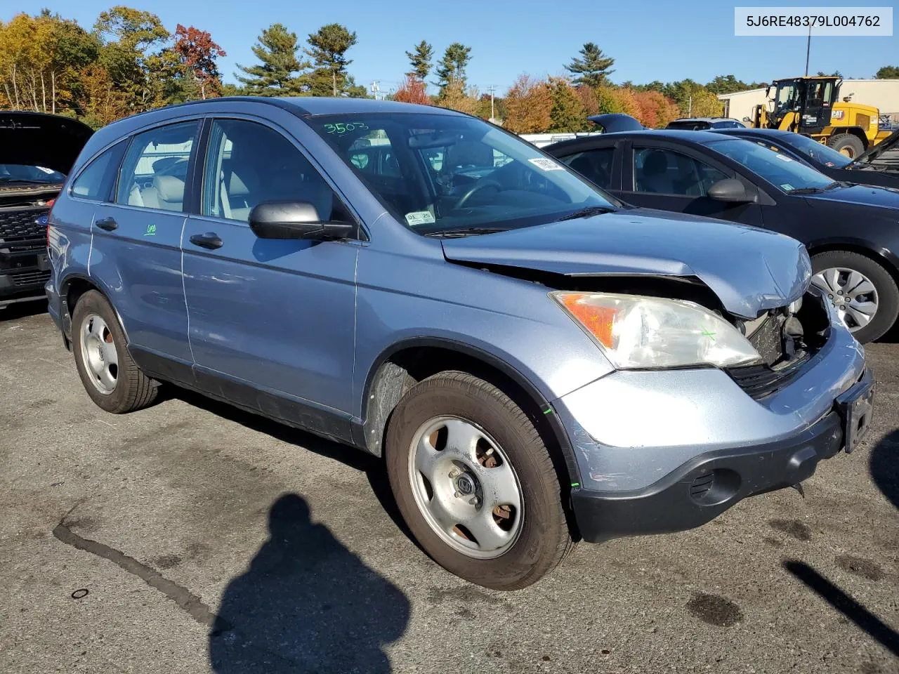 2009 Honda Cr-V Lx VIN: 5J6RE48379L004762 Lot: 76900634