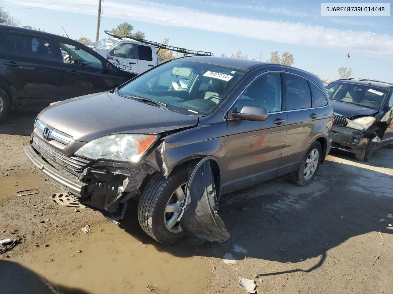 2009 Honda Cr-V Exl VIN: 5J6RE48739L014448 Lot: 76929214