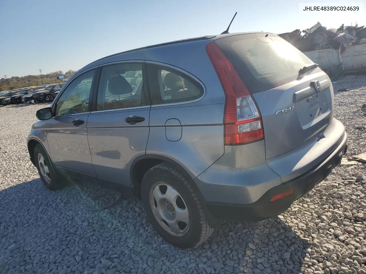 2009 Honda Cr-V Lx VIN: JHLRE48389C024639 Lot: 77072994