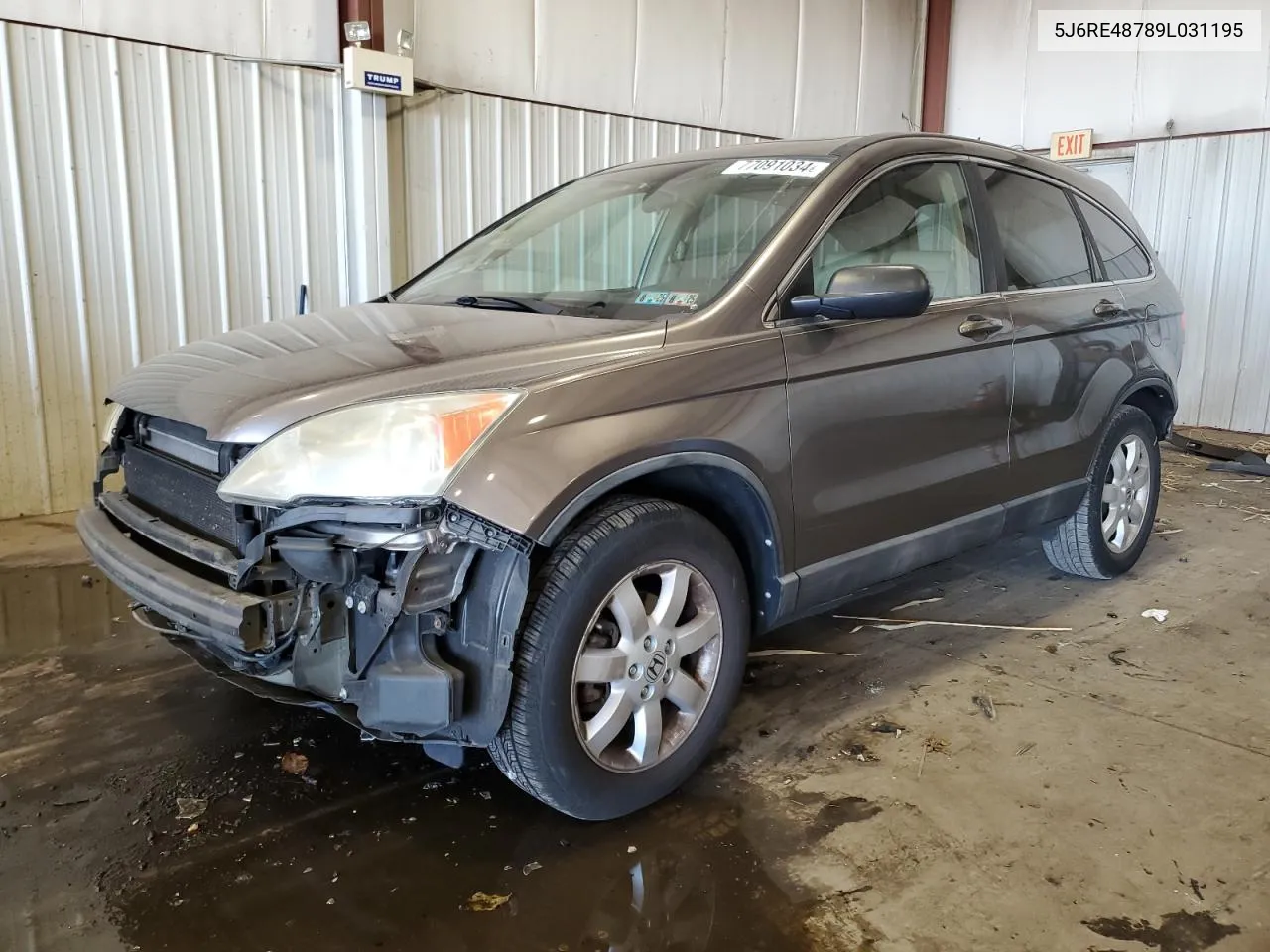 5J6RE48789L031195 2009 Honda Cr-V Exl