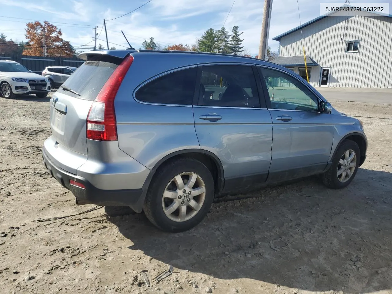 2009 Honda Cr-V Exl VIN: 5J6RE48729L063222 Lot: 77097094