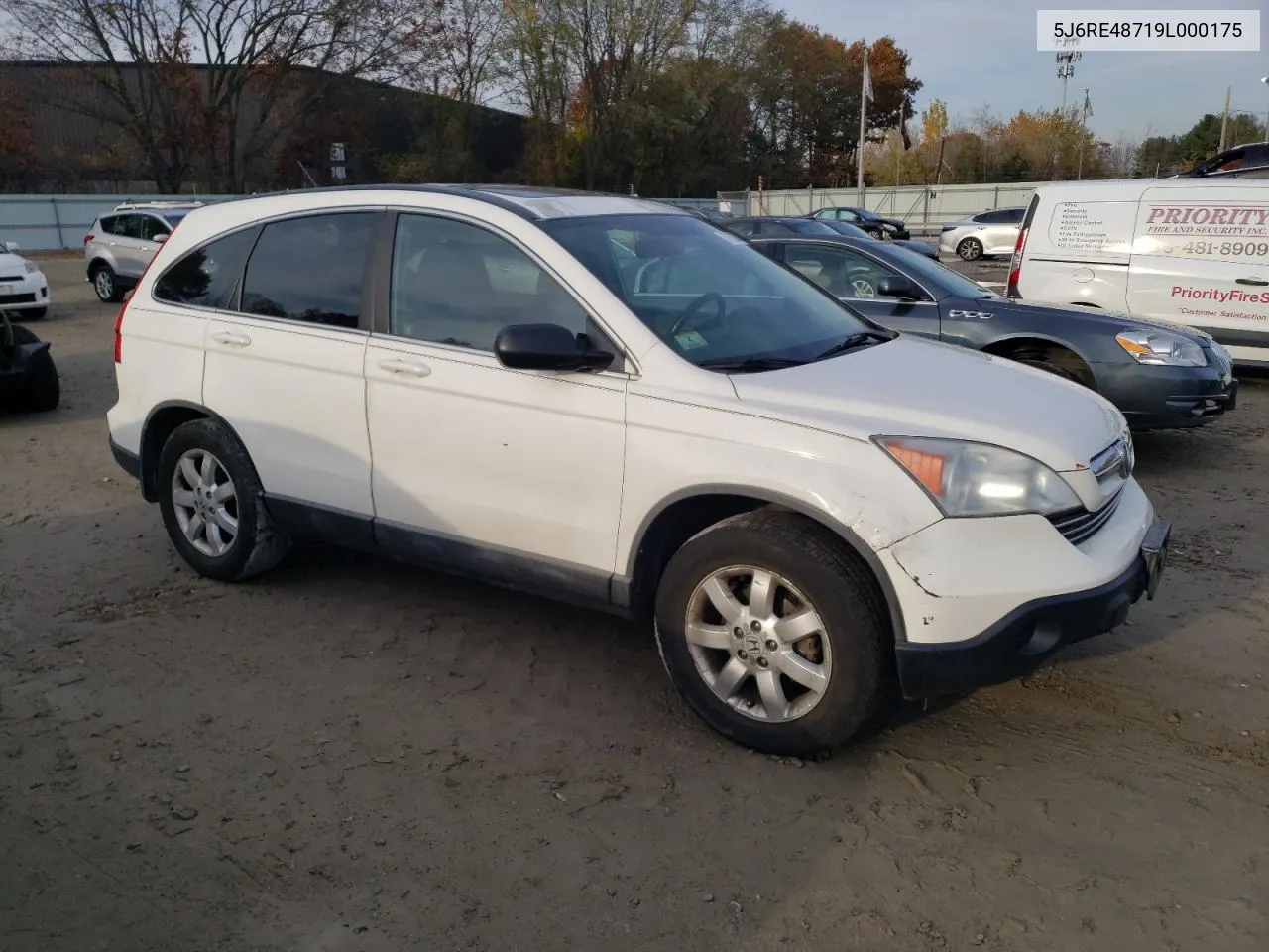 2009 Honda Cr-V Exl VIN: 5J6RE48719L000175 Lot: 77130384